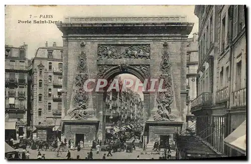 Cartes postales Paris Porte Saint Denis