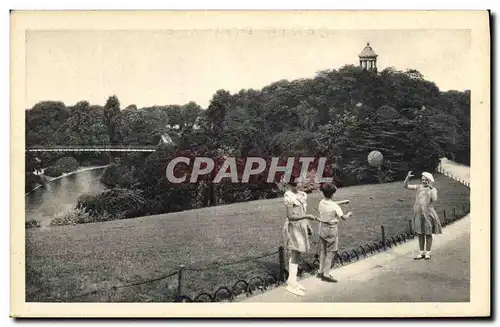 Cartes postales Paris Jeux d enfants Buttes Chaumont