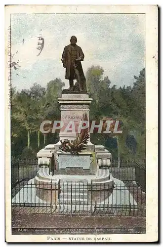 Cartes postales Paris Statue De Raspail