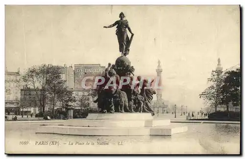 Ansichtskarte AK Paris La Place de la Nation