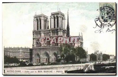 Ansichtskarte AK Paris Notre Dame Bon Marche