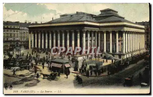 Cartes postales Paris La Bourse