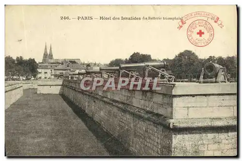 Ansichtskarte AK Paris Hotel des Invalides La Batterie triomphale