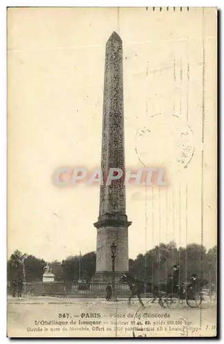 Cartes postales Paris Place de la Goncorde