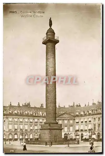 Cartes postales Paris Colonne Vendome