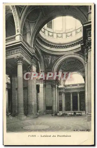 Cartes postales Paris Lateral du Pantheon