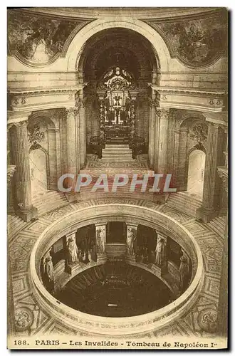 Cartes postales Paris Les Invalides Tombeau de Napoleon l