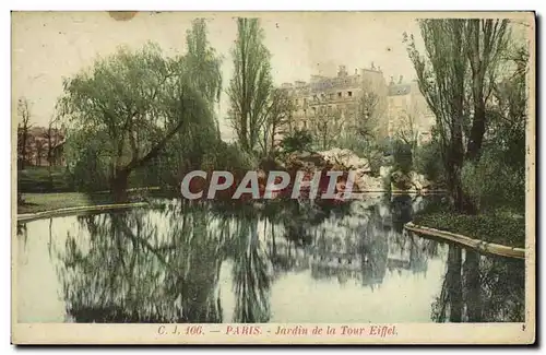 Cartes postales Paris Jardin de la Tour Eiffel