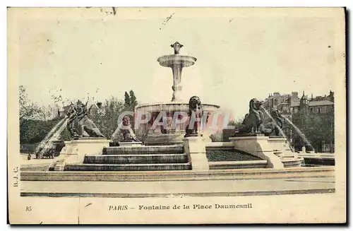 Ansichtskarte AK Paris Fontaine de la Place Daumesnil Lions