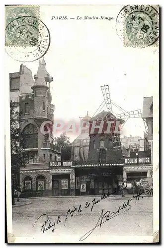 Cartes postales Paris Le Moulin Rouge