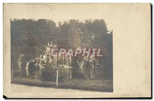 CARTE PHOTO Paris Bois de boulogne