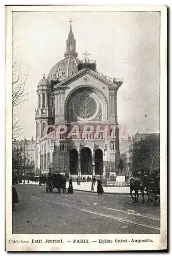 Cartes postales Collection Petit Journal Paris Eglise Saint Augustin