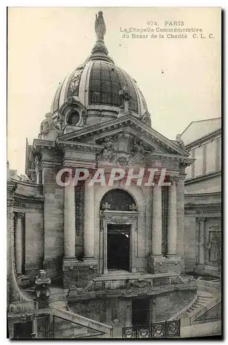 Ansichtskarte AK Paris La Chapelle Commemorative du Bazar de la Charite