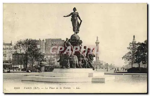 Ansichtskarte AK Paris La Place de la Nation