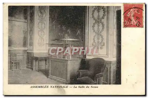 Ansichtskarte AK Paris Assemblee Nationale la Salle du Sceau