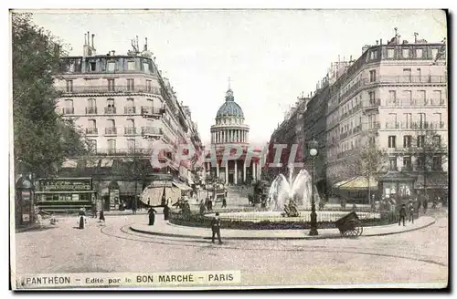 Cartes postales Pantheon Edite oar le Bon Marche Paris