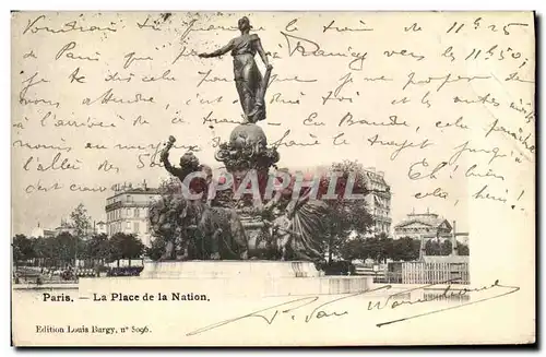 Cartes postales Paris La Place de la Nation