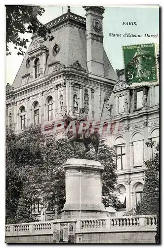 Cartes postales Paris Statue d Etienne Marcel