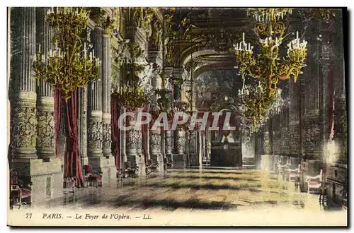 Cartes postales Paris Le Foyer de l Opera