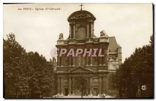 Ansichtskarte AK Paris Eglise St Gervais