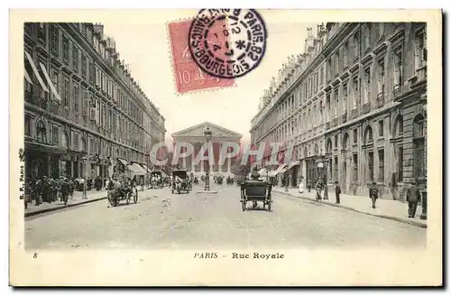 Cartes postales Paris Rue Royale