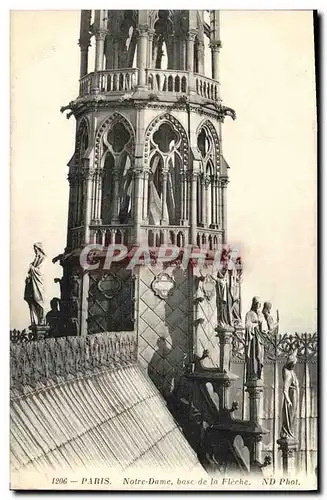 Cartes postales Paris Notre Dame basc de la Fleche