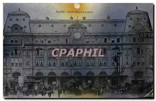 Cartes postales Paris Gare Saint Lazare