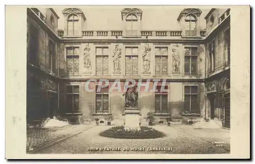 Cartes postales Cour d Entree du Musee Carnavalet Paris