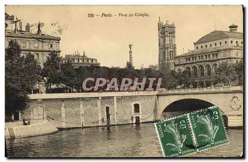 Cartes postales Paris Place du Chatelet