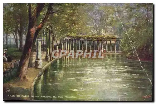 Cartes postales Ville de Paris Ruines Romains Du Parc Monceau