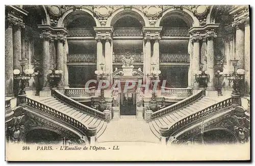 Cartes postales Paris L Escalier de l Opera