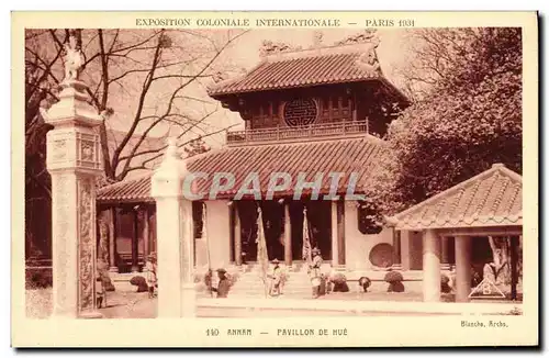 Ansichtskarte AK Exposition Coloniale Internationale Paris 1931 Annam Pavillon de Hue