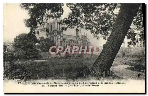 Ansichtskarte AK Vue d ensemble de Notre Dame prise au pied de l Acacia plusieurs fois centenaire Clos Saint Juli