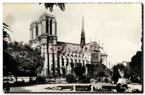 Cartes postales moderne Paris Notre Dame vue du Square Charlemagne