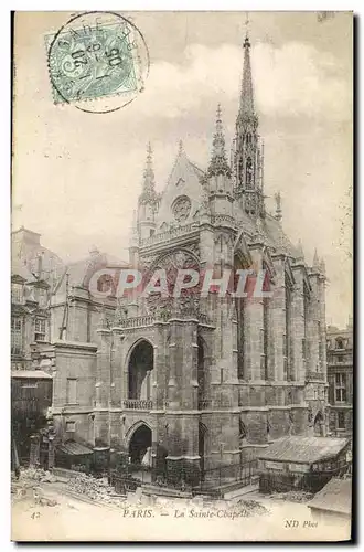 Cartes postales Paris La Sainte Chapelle