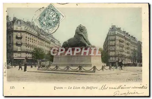 Cartes postales Paris Le Lion de Belfort