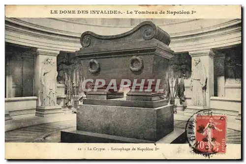 Cartes postales Le Dome des Invalides Le Tombeau de Napoleon l er