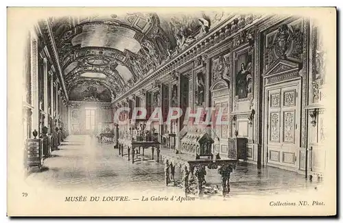 Cartes postales Musee de Louvre La Galerie d Apollon Paris