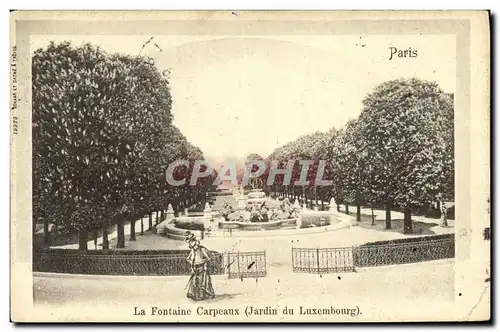 Cartes postales Paris La Fontaine Carpeaux Jardin du Luxembourg