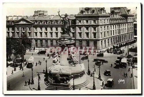 Ansichtskarte AK Paris En Flanant Place de la Republique