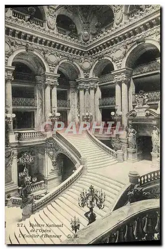 Ansichtskarte AK Theatre National de l Opera L Escalier d Honneur