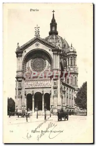 Cartes postales Paris Eglise Saint Augustin