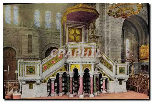 Cartes postales Paris Basilique du Sacre Coeur de Montmartre Vue d ensemble de la chaire