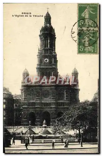 Cartes postales Paris L Eglise de la Trinite