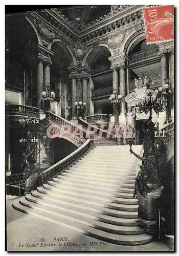 Ansichtskarte AK Paris Le Grand Escalier de L Opera