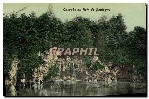 Cartes postales Paris Cascade du Bois Boulogne