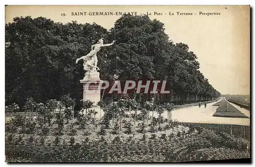 Cartes postales Saint Germain En Laye Le Parc La Terrasse Perspective