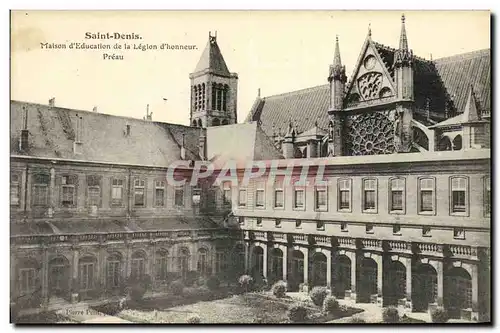 Cartes postales Saint Denis Maison d education de la legion d honneur Preau