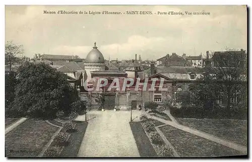 Ansichtskarte AK Abbaye De Saint Denis Porte d Entree Vue Interieure Maison d education de la legion d honneur