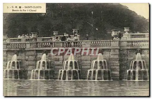 Cartes postales Saint Cloud Bassin du Fer Cheval